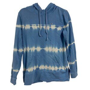Vineyard Vines Women's Popover Shep Hoodie‎ Tie Dyed Bimini Blue Size S